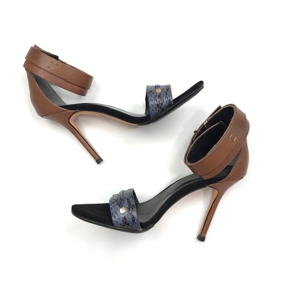 NEW {Rachel Roy} Osana Snake Ankle-Wrap Sandal - Picture 5 of 8